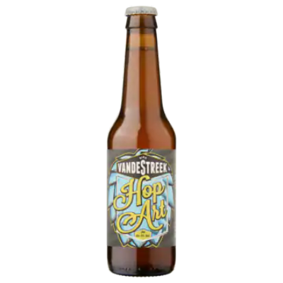 vandeStreek Bier Hop Art Fles