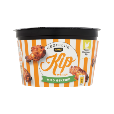 Huismerk Nieuwe Standaard Kip Gegrilde Kip Wing's Mild Gekruid