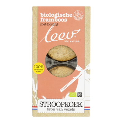 Leev Spelt stroopkoeken met framboos