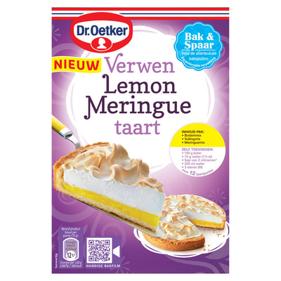 Dr. Oetker Verwen lemon meringue taart