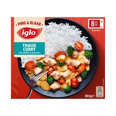 Iglo Thaise curry kip en groenten