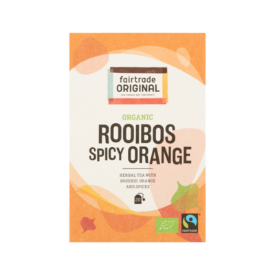 Fairtrade Original Organic Rooibos Spicy Orange 20 Zakjes