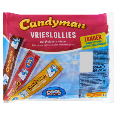 Candyman Vrieslollies 10 stuks