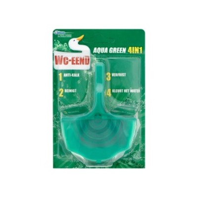 WC-Eend Toiletblok aqua green