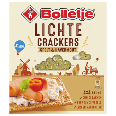 Bolletje Lichte crackers havermout