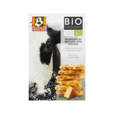 Buiteman Bio Kaaskoekjes met Gerijpte Goudse