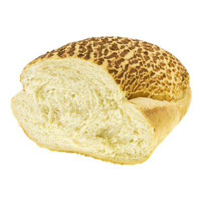 Huismerk KL Vloerbrood tijger wit half
