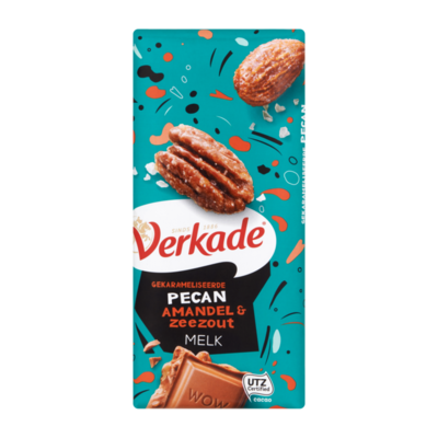 Verkade Gekarameliseerde Pecan Amandel & Zeezout Melk
