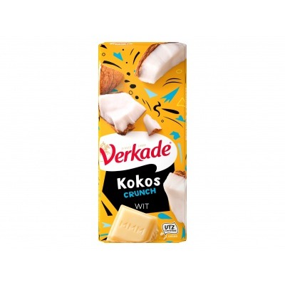 Verkade Chocoladereep kokos crunch