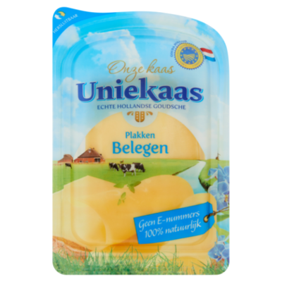 Unie kaas Belegen plakken