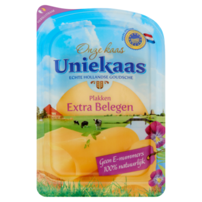 Unie kaas Extra belegen plakken