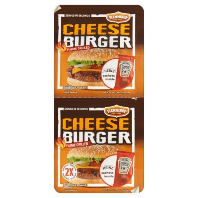 Cheeseburgers 2 stuks