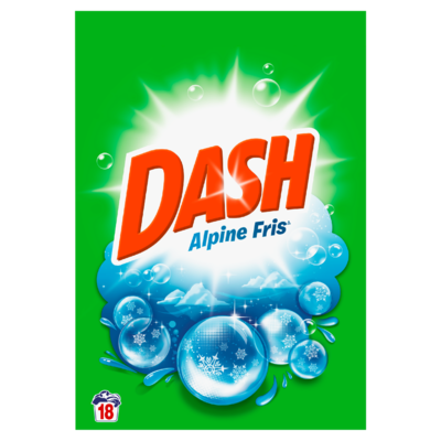 Dash Waspoeder Alpine Fris 1,17 KG 18 Wasbeurten