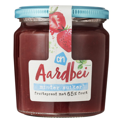 Huismerk Aardbei fruitspread minder suiker