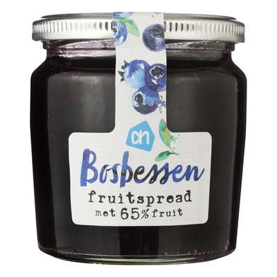 Huismerk Bosbessen fruitspread