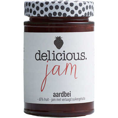 delicious. jam aardbei
