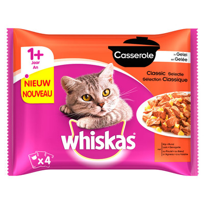 Whiskas Casserol selection in gelei