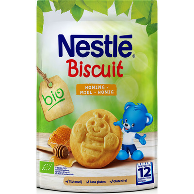 Nestlé Biscuit honing biologisch 12 mnd