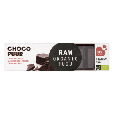 Raw Organic Food Choco Puur