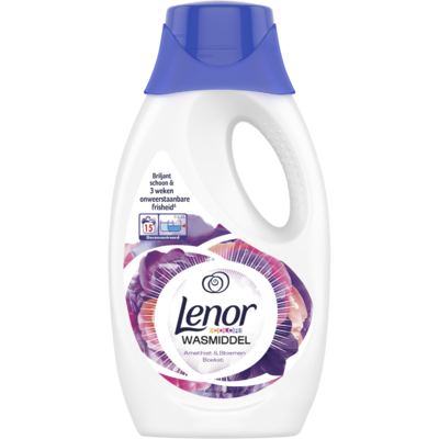 Lenor Vloeibaar wasmiddel amethist & bloemen 15 wasbeurten