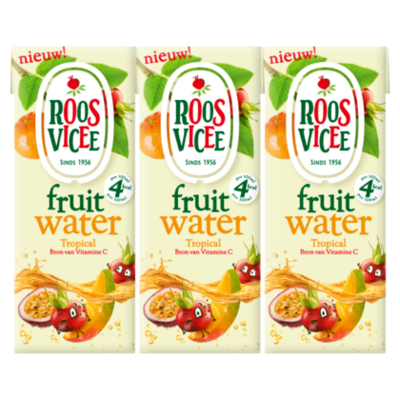 Roosvicee Fruitwater tropical 6x200ml
