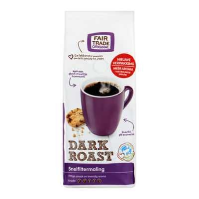 Fair Trade Original Dark Roast Snelfiltermaling