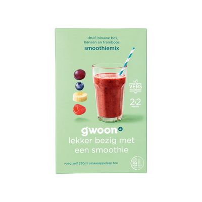 Huismerk Smoothiemix Druif-blauwe Bessen