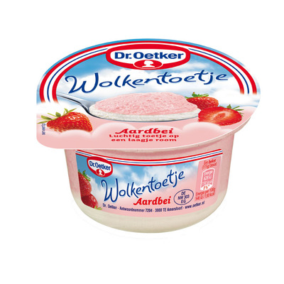 Dr. Oetker Wolkentoetje aardbei