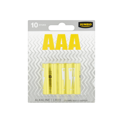 Huismerk AAA Alkaline LR03 Batterijen