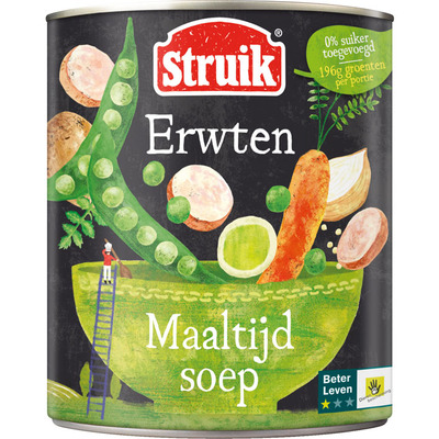 Struik Maaltijdsoep erwt