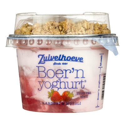 Zuivelhoeve Boer'n muesli aardbei