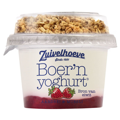 Zuivelhoeve Boer'n muesli aardbei