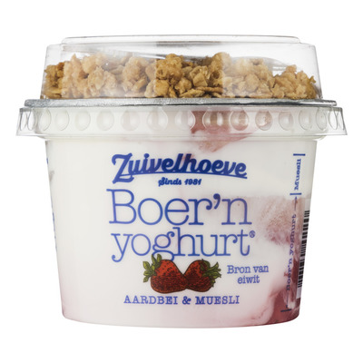 Zuivelhoeve Boer'n muesli aardbei