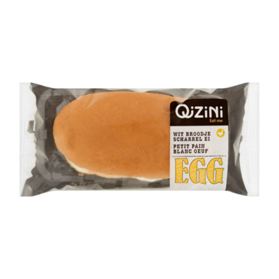 Qizini Wit Broodje Scharrel Ei