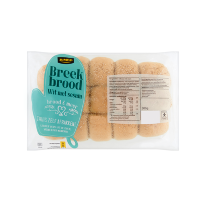 Huismerk Breekbrood Wit met Sesam