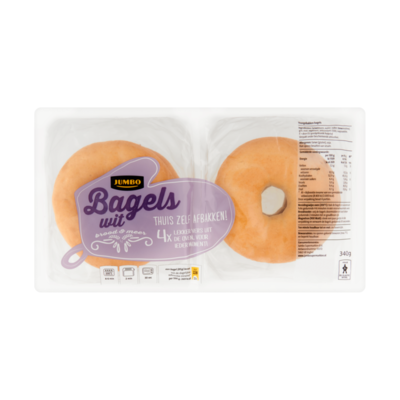 Huismerk Bagels Wit 4 Stuks