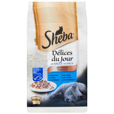 Sheba Délices du jour vis in saus