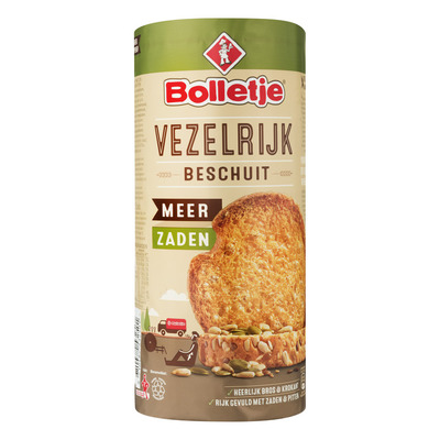 Bolletje Beschuit vezelrijk meerzaden