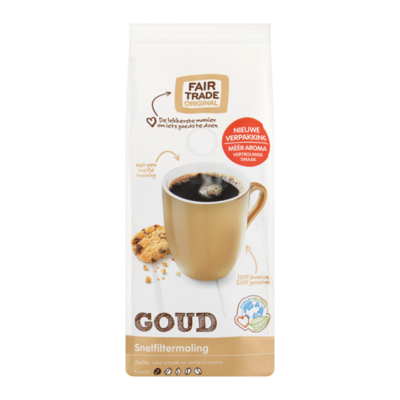 Fairtrade Original Goud Koffie Snelfiltermaling