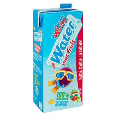 Wicky Water rode druif-aardbei
