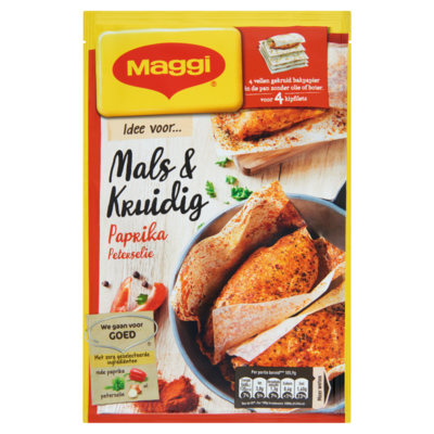Maggi Mals en kruidig paprika peterselie