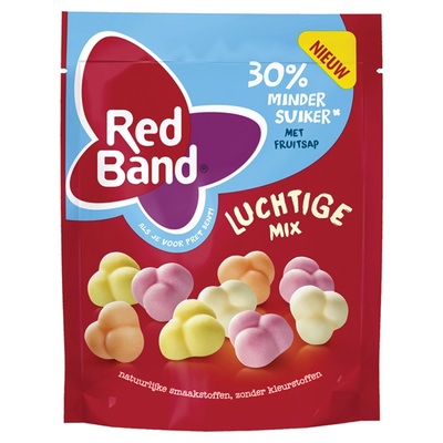 Red Band Snoep Luchtige Winegum Mix