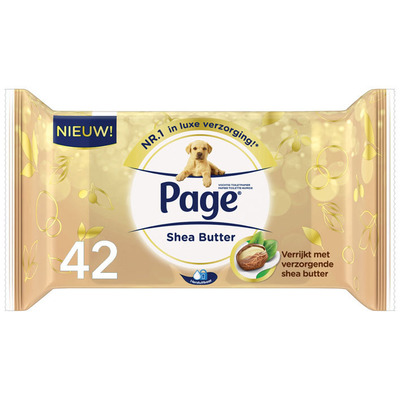 Page Vochtig toiletpapier sheabutter