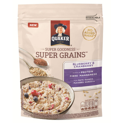 Quaker Super grains blueberry-cranberry