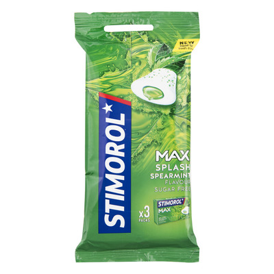 Stimorol Kauwgom max splash spearmint