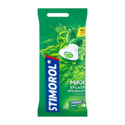 Stimorol Max Splash Spearmint Flavour Sugar Free