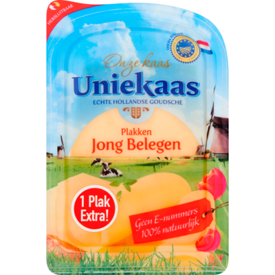Uniekaas Jong belegen plakken