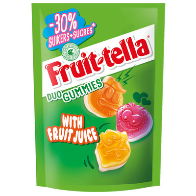Fruittella Duo gummies -30% suiker