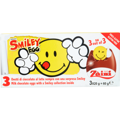 Starsweets Chocolade surprise eieren smiley