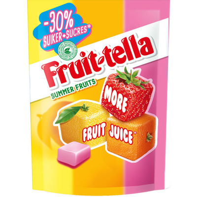 Fruittella Summerfruits -30% suiker